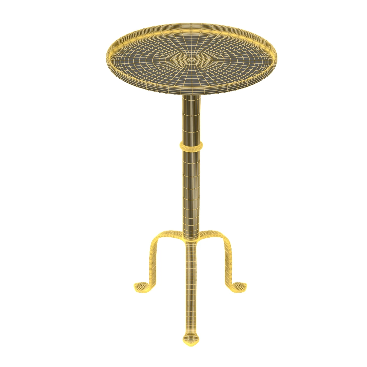 Iron Drinks Table 3D Model_07
