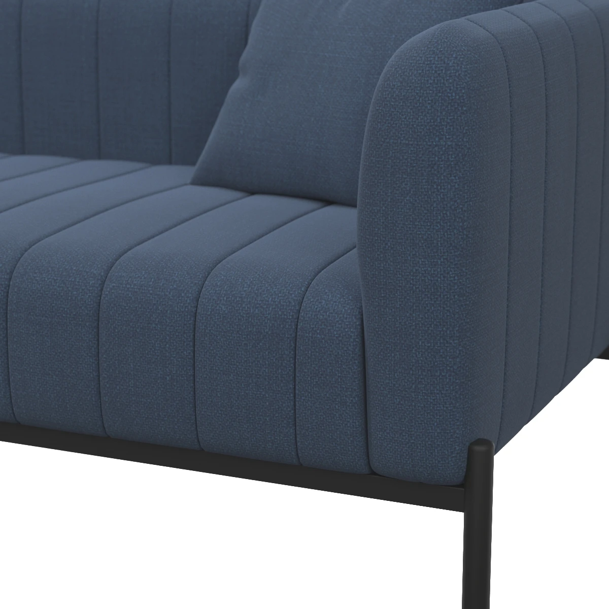 Jaxon Dark Blue Sofa 3D Model_05