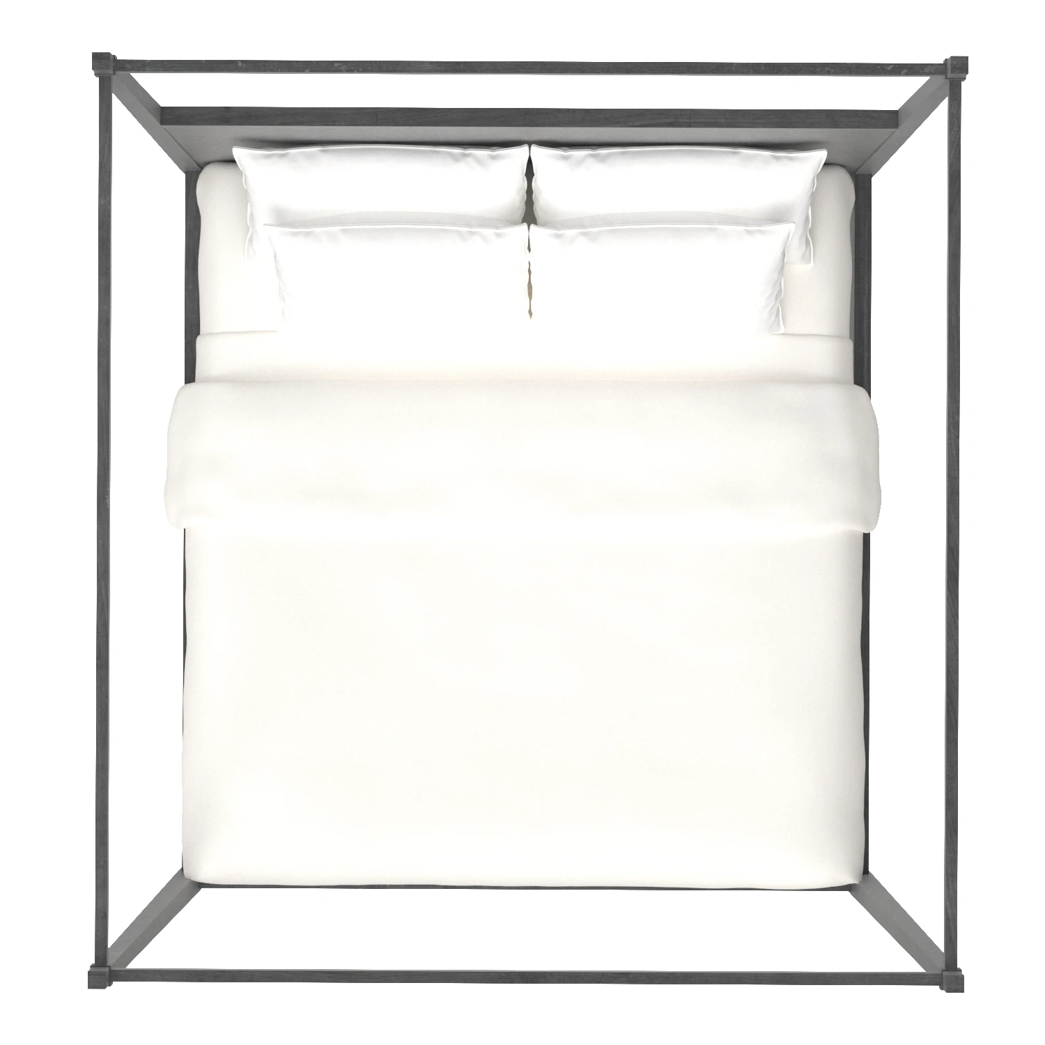 Palmer Canopy Mink Bed 3D Model_04