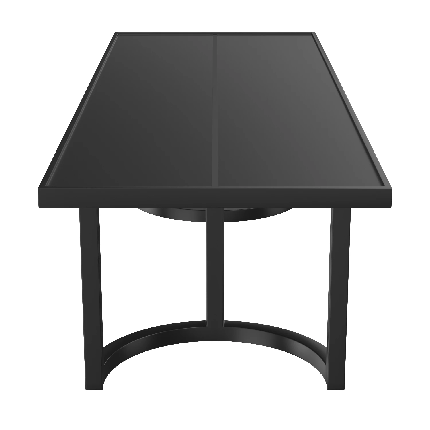 Portofino Aluminum Rectangular Dining Table 3D Model_03