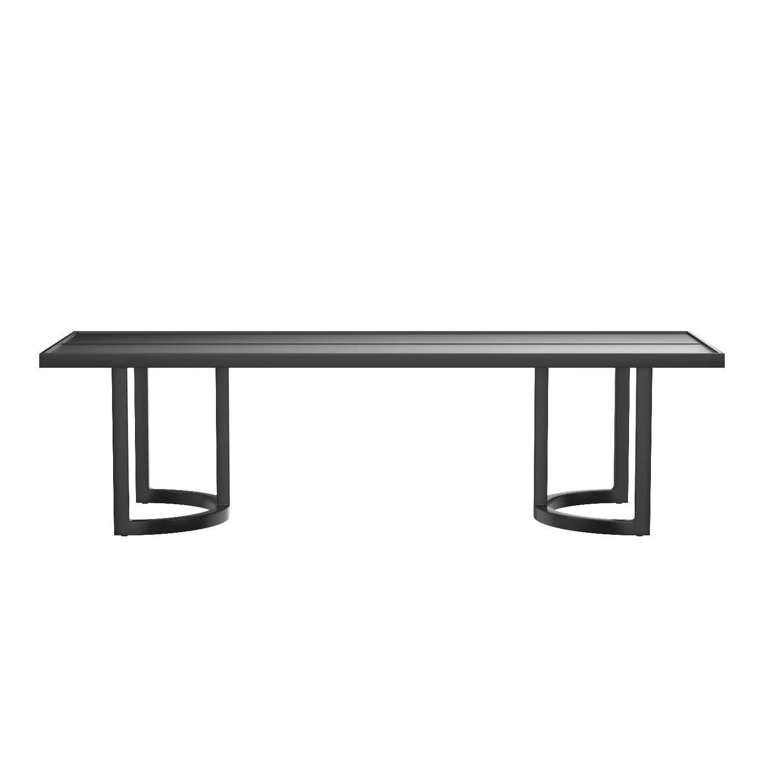 Portofino Aluminum Rectangular Dining Table 3D Model_06