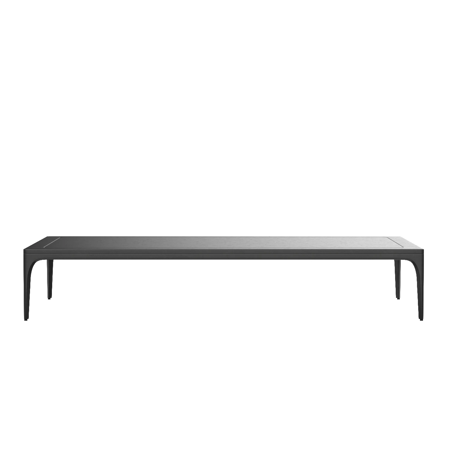 RH Vietri Aluminum Coffee Table 48in 3D Model_01