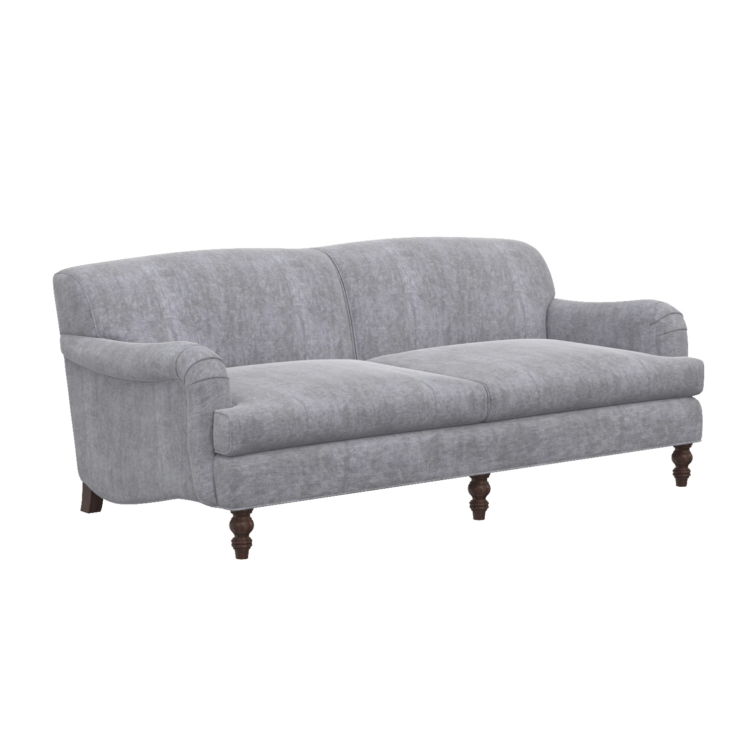 Roll Arm Sofa with Tight Back 3D Model_01