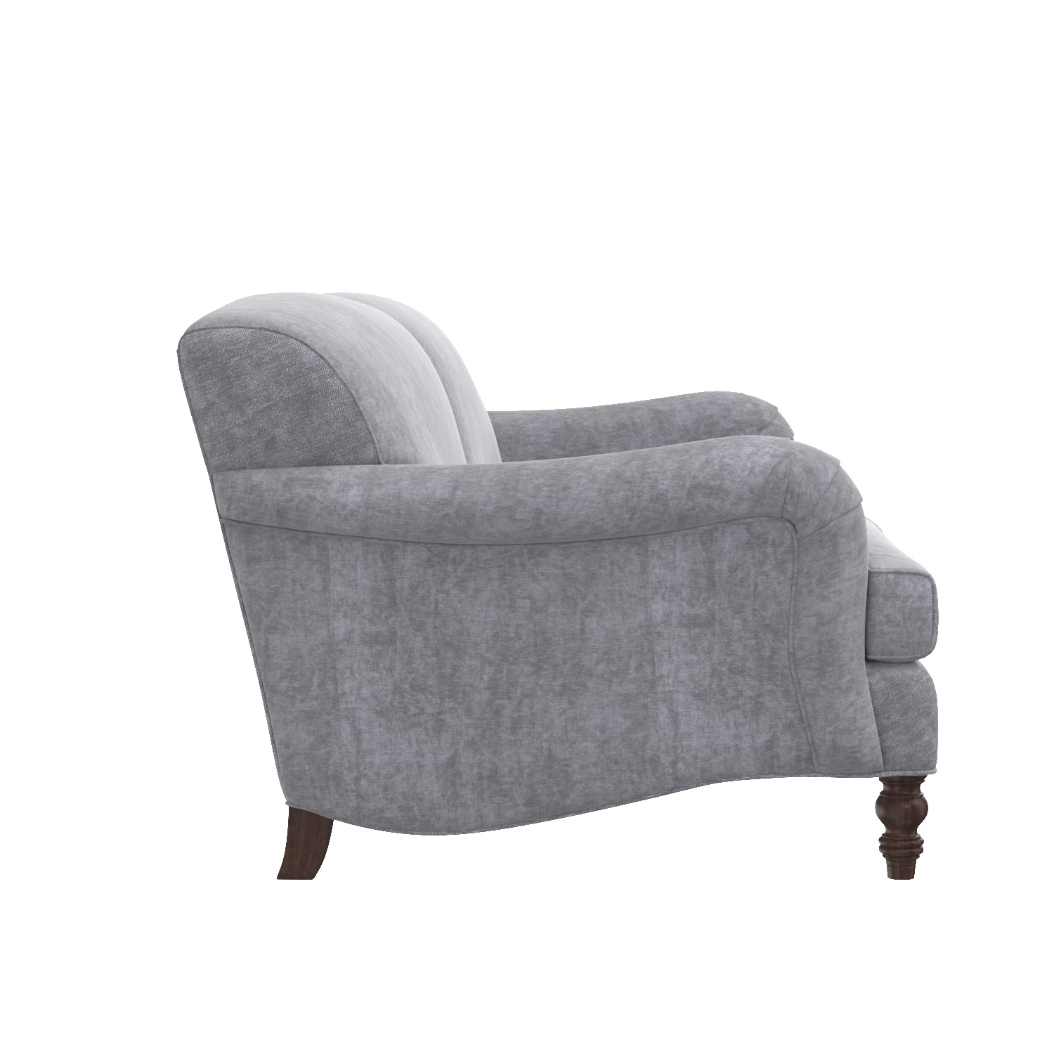 Roll Arm Sofa with Tight Back 3D Model_04