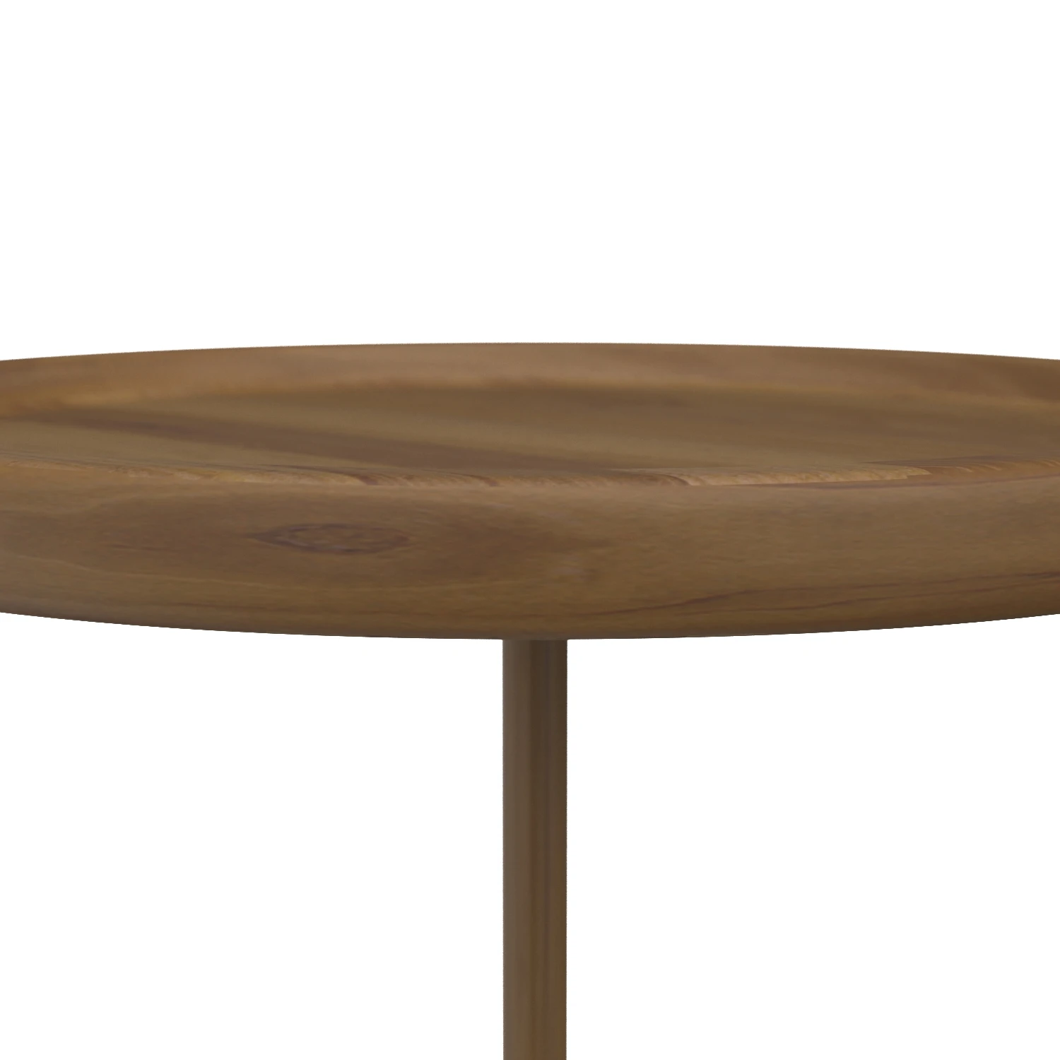 Roya KD Teak Side End Table Marble Base 3D Model_05