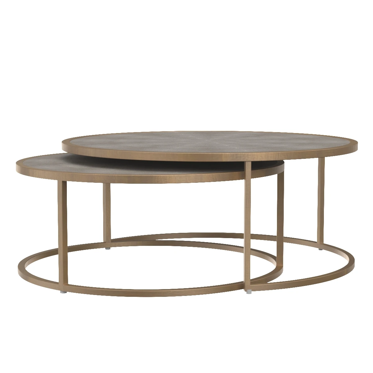 Shagreen Nesting Coffee Table 3D Model_01