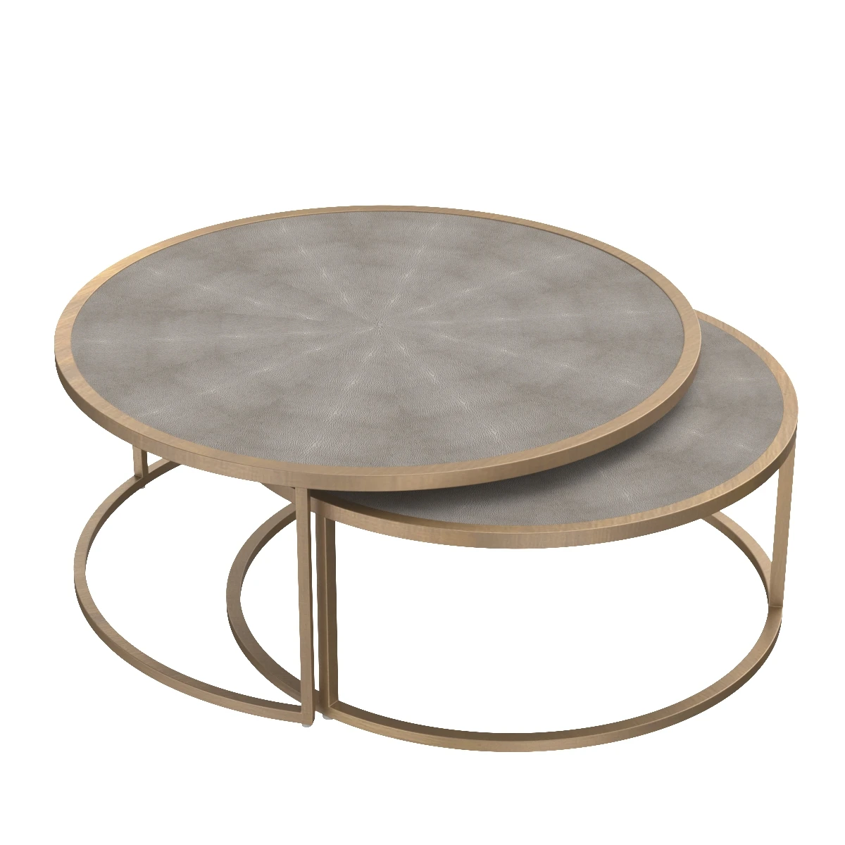 Shagreen Nesting Coffee Table 3D Model_06