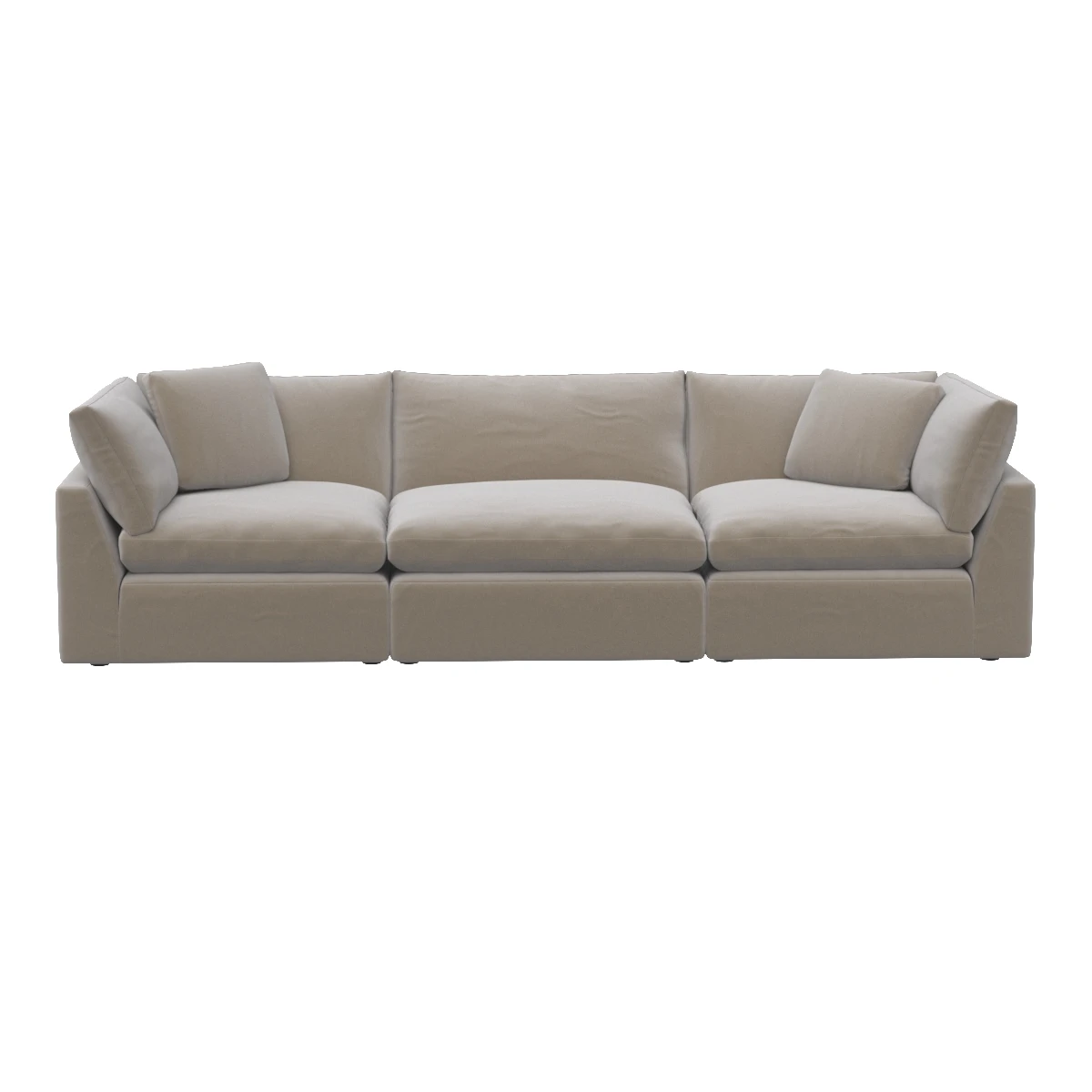 Stevie 3 Piece Sectional Sofa 3D Model_06