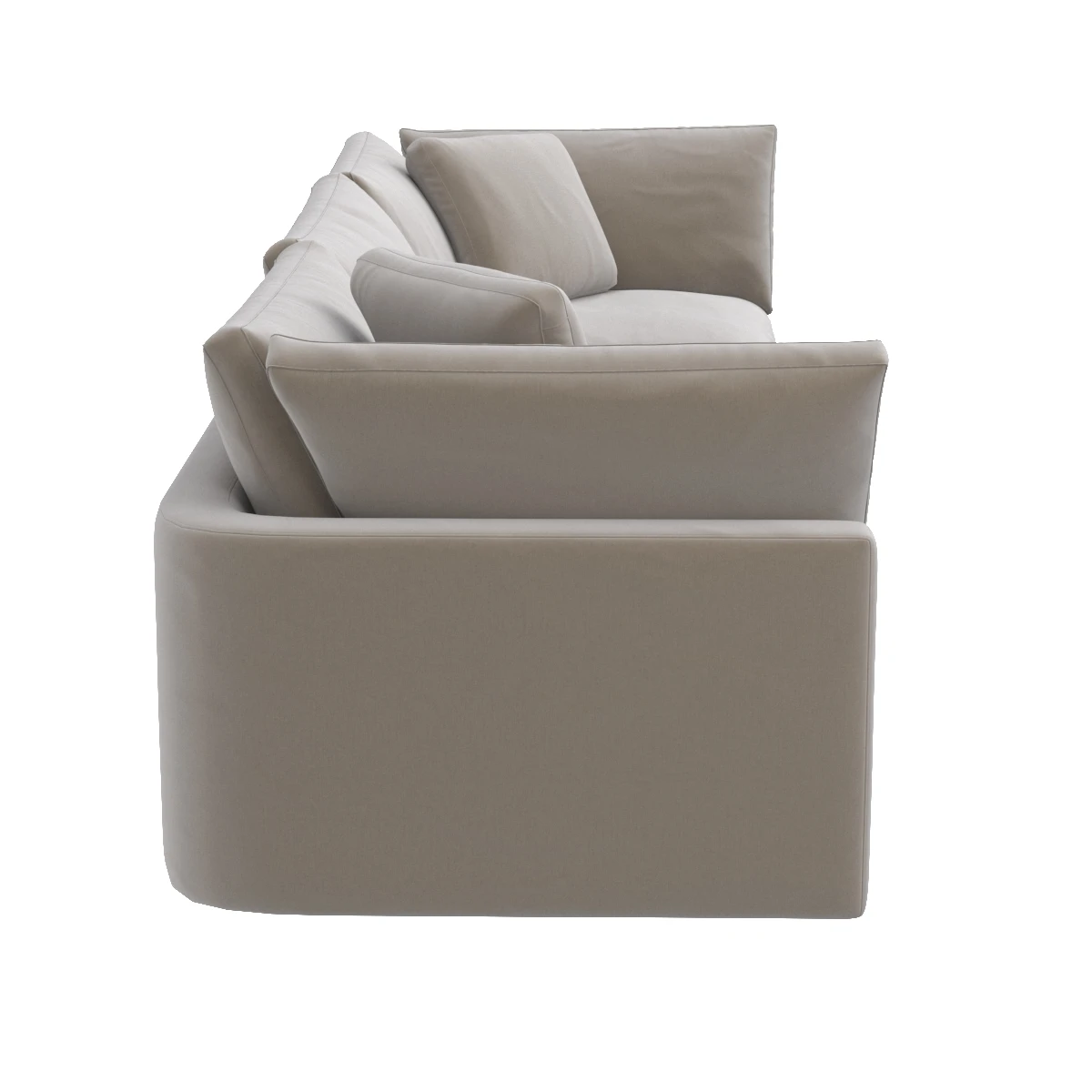 Stevie 3 Piece Sectional Sofa 3D Model_03