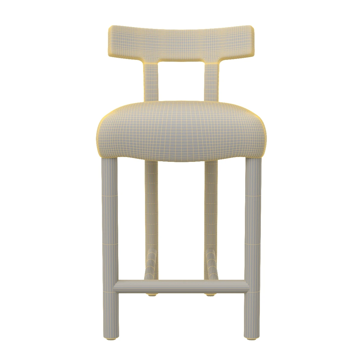 Aaron Counter Stool 3D Model_07