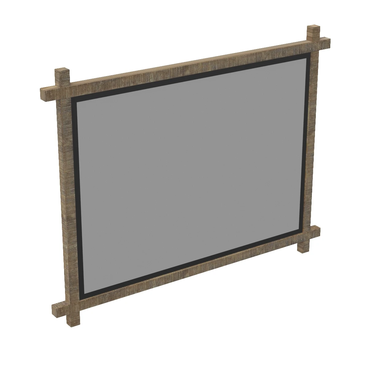 Abanu Antique Gold Vanity Mirror 3D Model_06