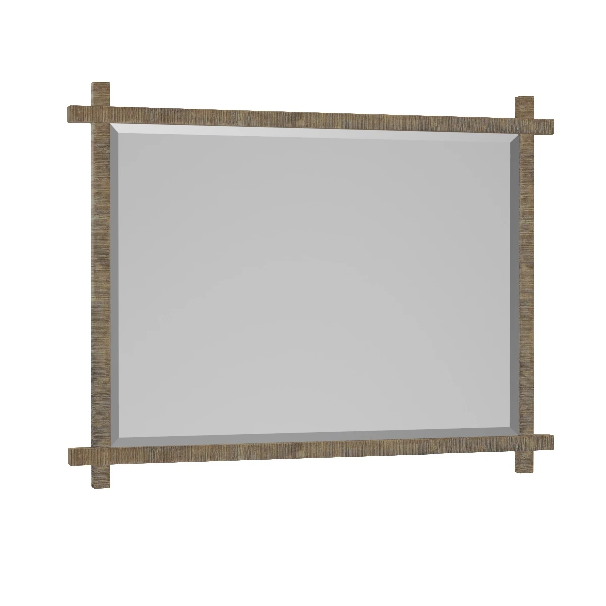 Abanu Antique Gold Vanity Mirror 3D Model_01