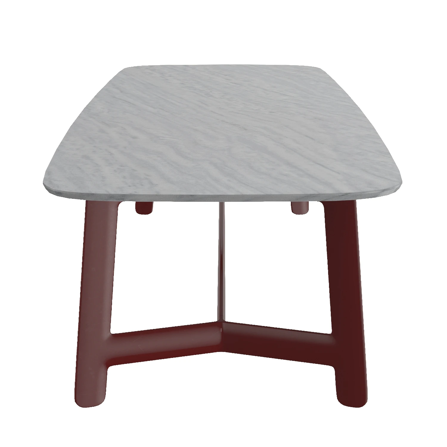 B And B Italia Alex Dining Table Rectangular 3D Model_04