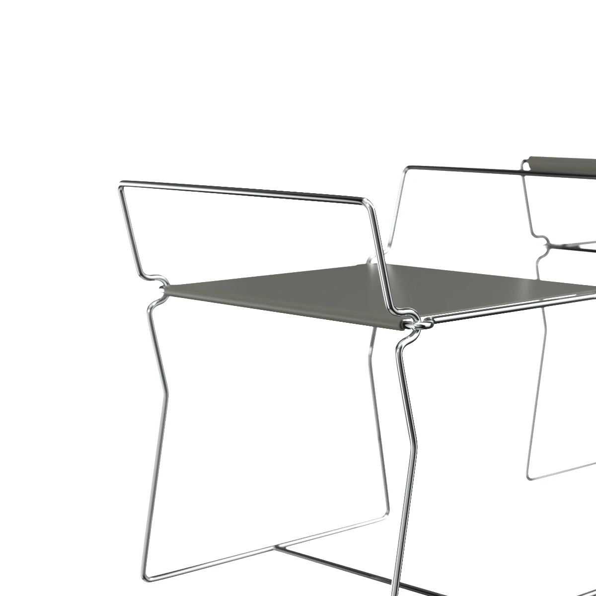 B and B Italia Pyllon bijzettafel 3D Model_05