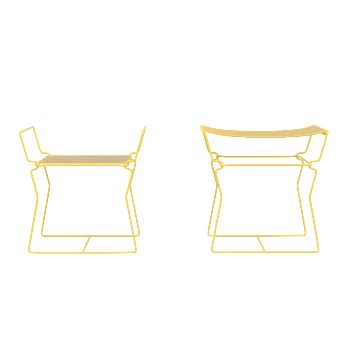 B and B Italia Pyllon bijzettafel 3D Model_07