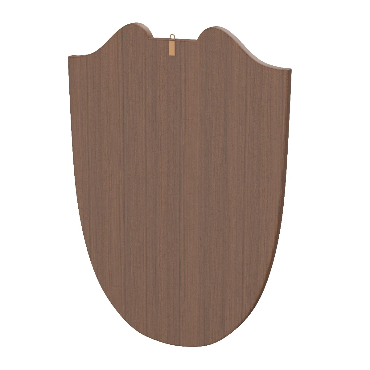 Brass Shield Mirror with Beaded Fillet 3D Model_06