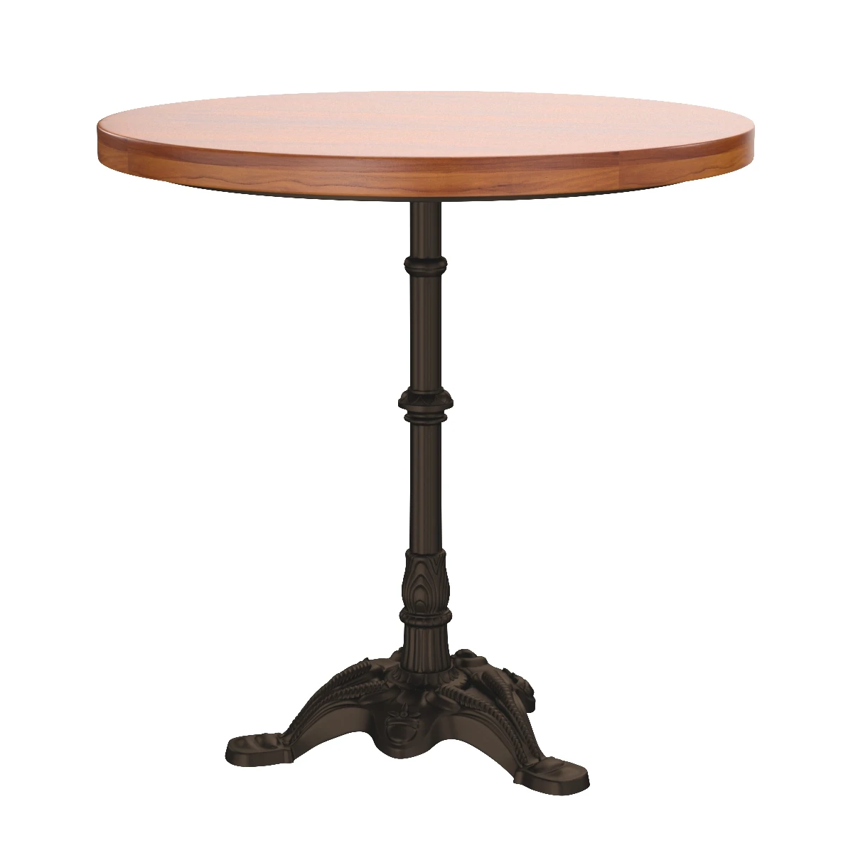 Carolina Classics Velio Mango Wood Table Top Bistro Table 3D Model_04