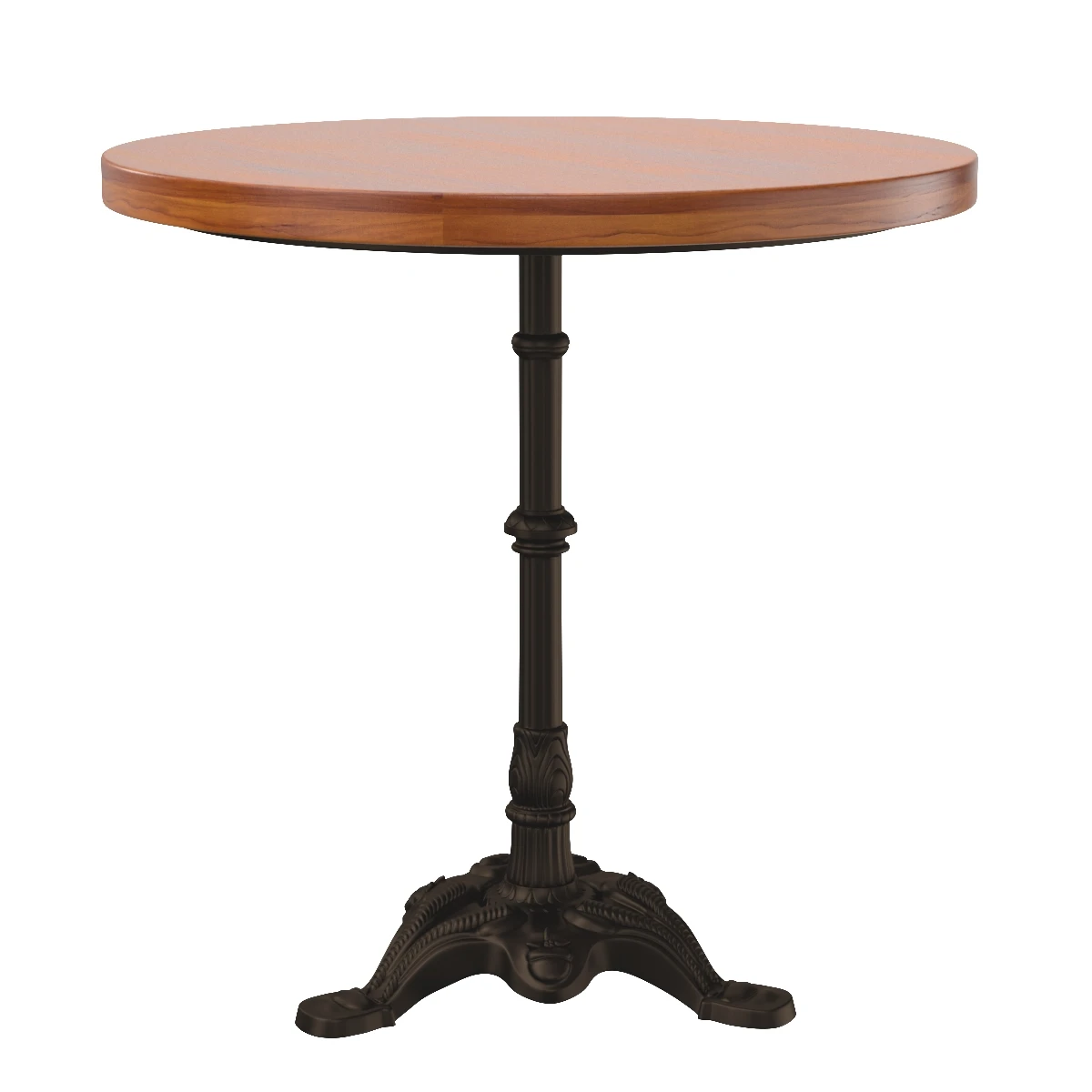 Carolina Classics Velio Mango Wood Table Top Bistro Table 3D Model_01