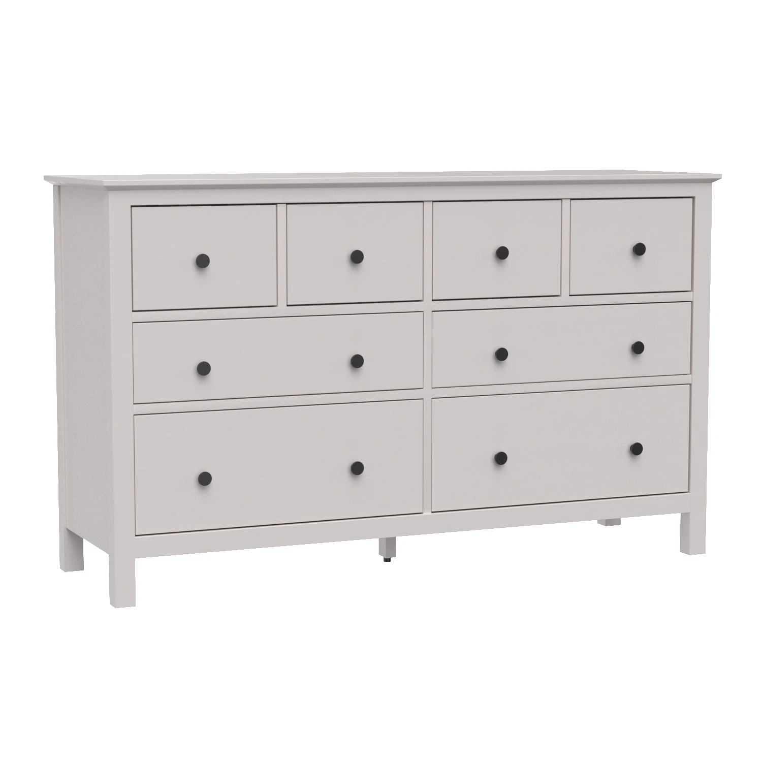 HEMNES 8 Drawer Dresser 3D Model_01