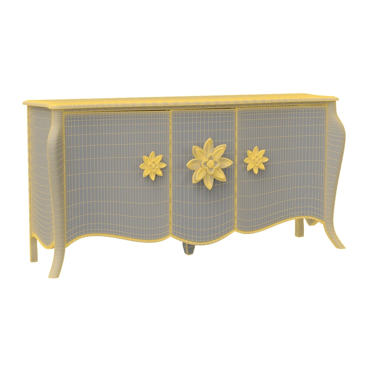 Hooker Furniture Sanctuary Bien Ame Buffet 3D Model_07