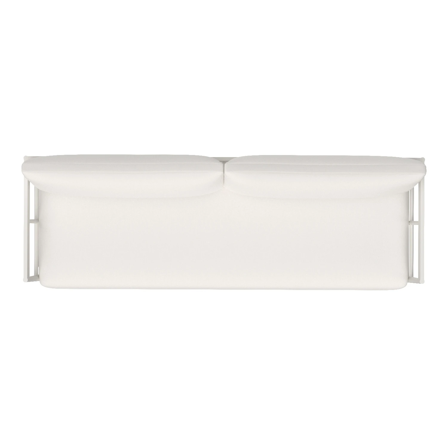Laurel Aluminum White Sofa 3D Model_04