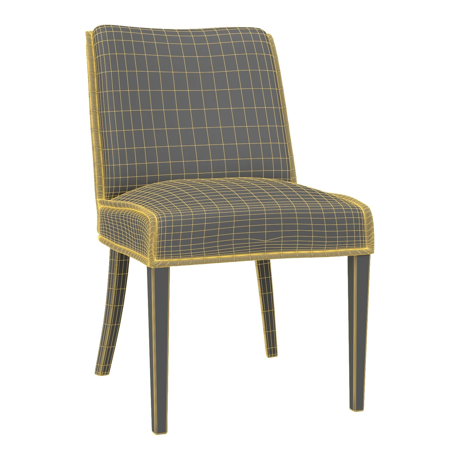 LENNOX Dining Chair Natural 3D Model_07