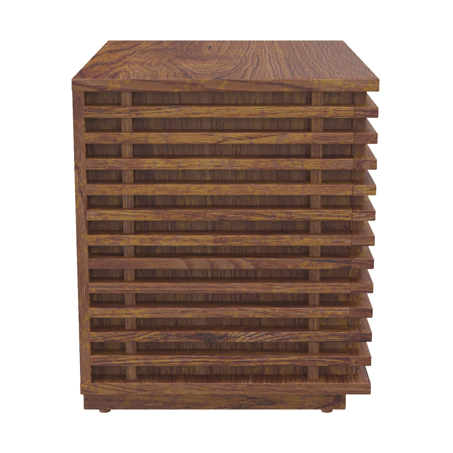 Linea End Table Walnut 100577 3D Model_03