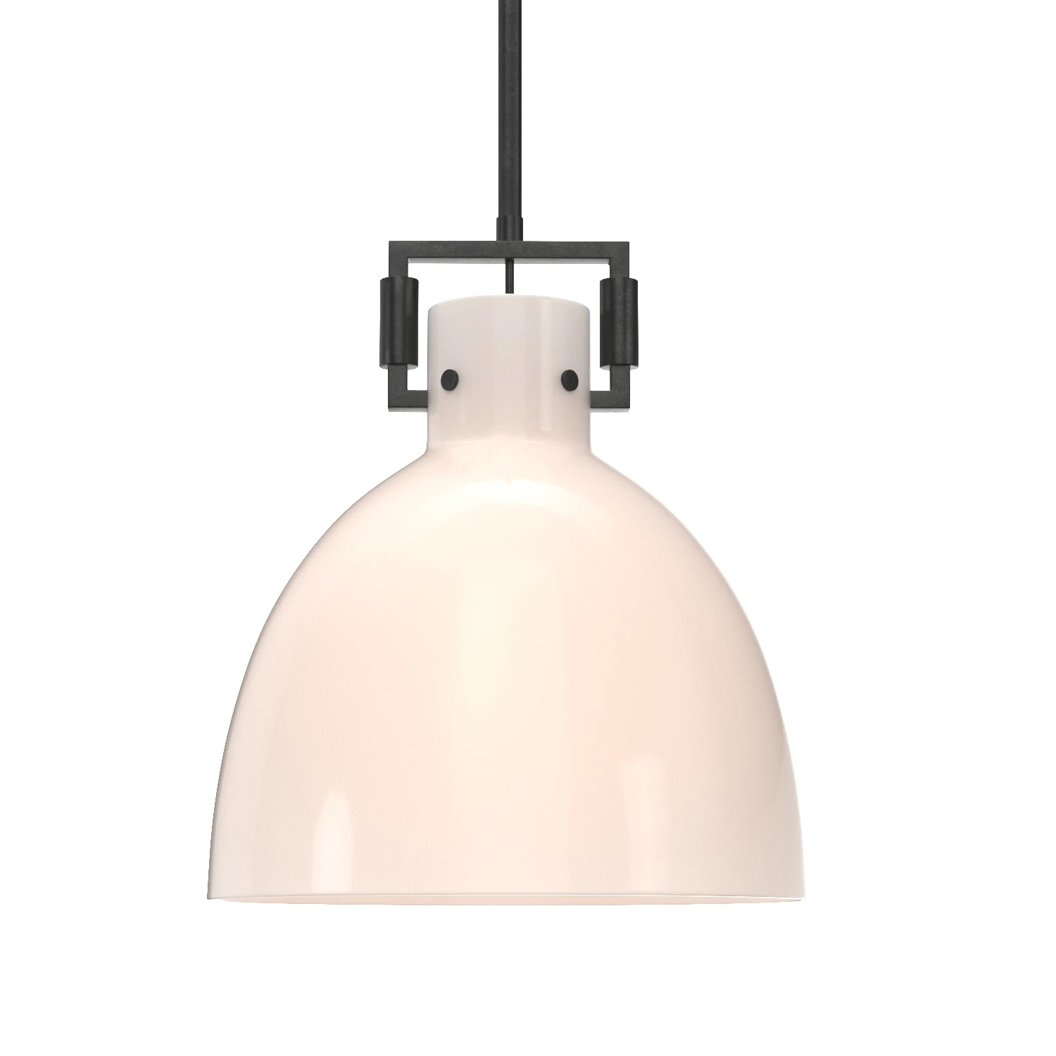 Machinist Milk Glass Cloche Pendant 3D Model_01