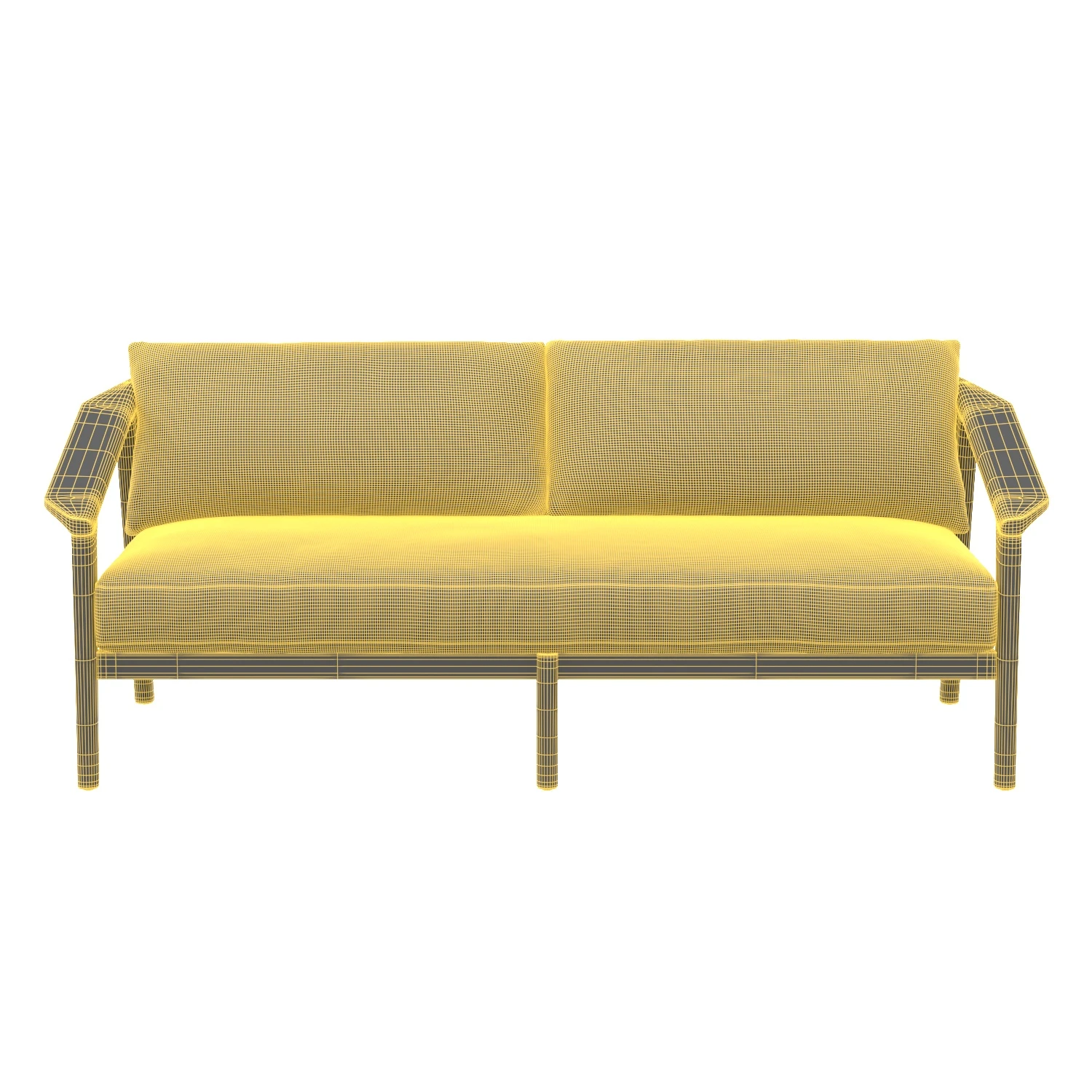 Malta Aluminum Sofa 3D Model_07