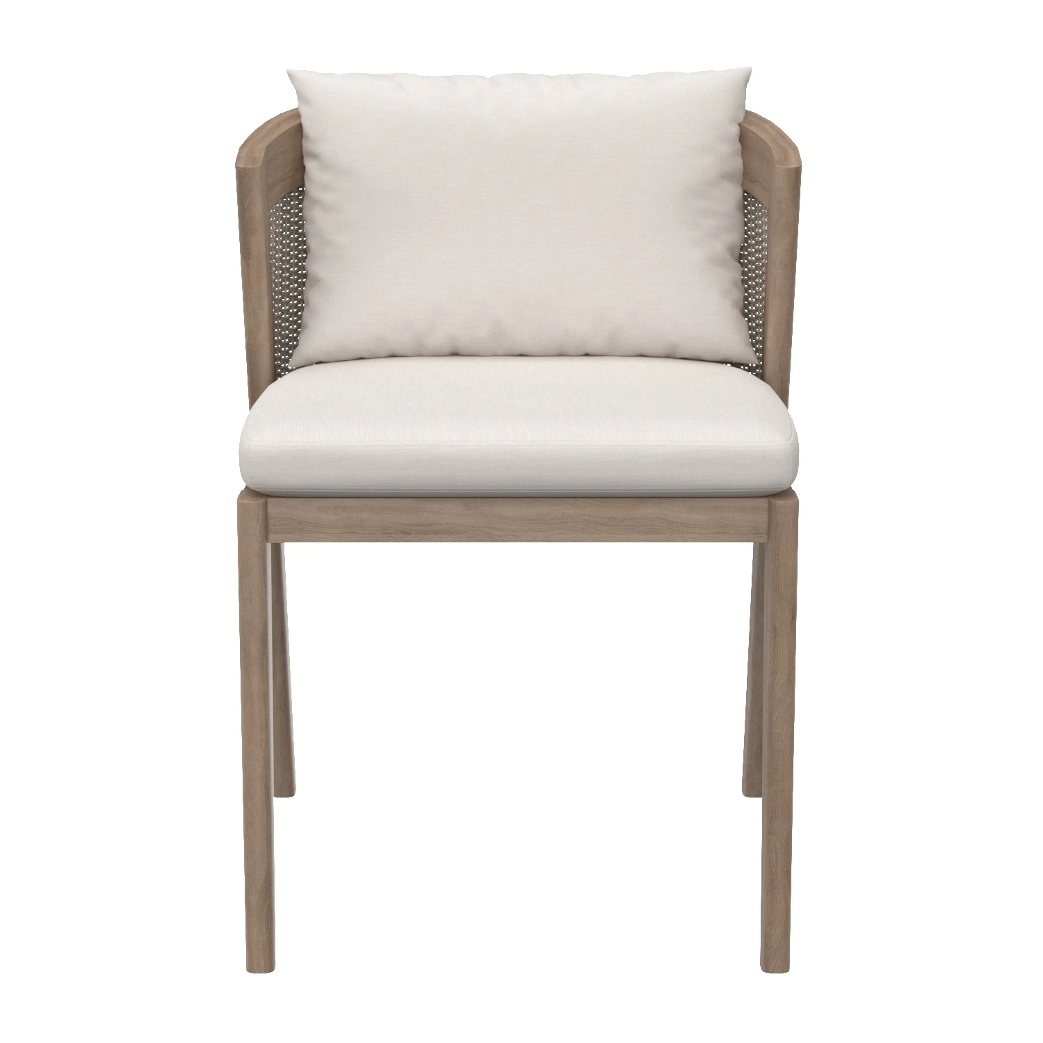 Malta Teak Dining Side Chair 3D Model_04