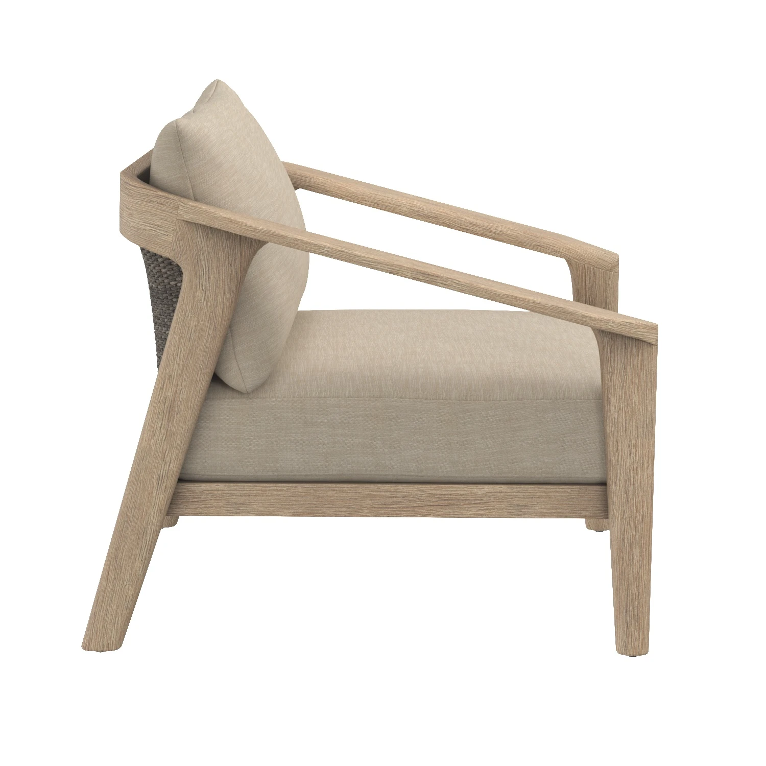 Malta Teak Lounge Chair 3D Model_03