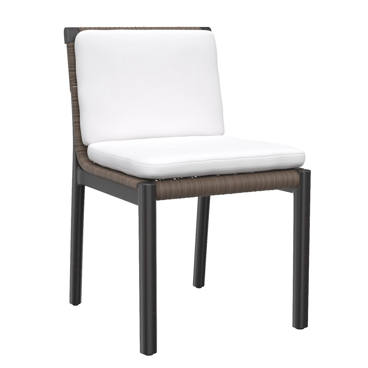Mesa Aluminum Dining Side Chair 3D Model_01
