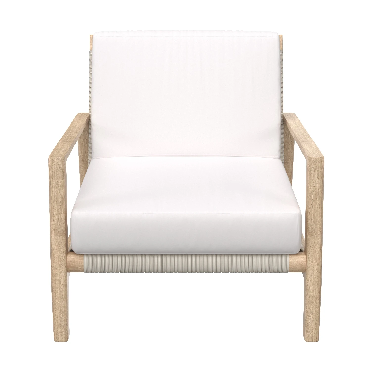 Mesa Teak Lounge Chair 3D Model_04