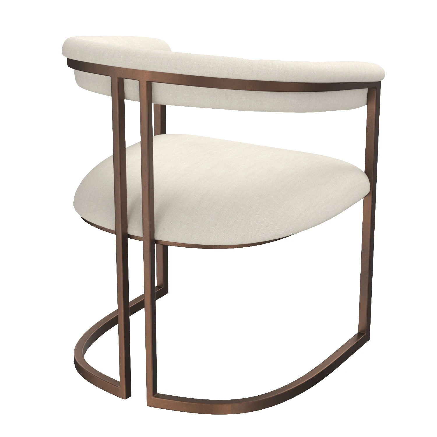 Modern Quinn Arm Chair 3D Model_06