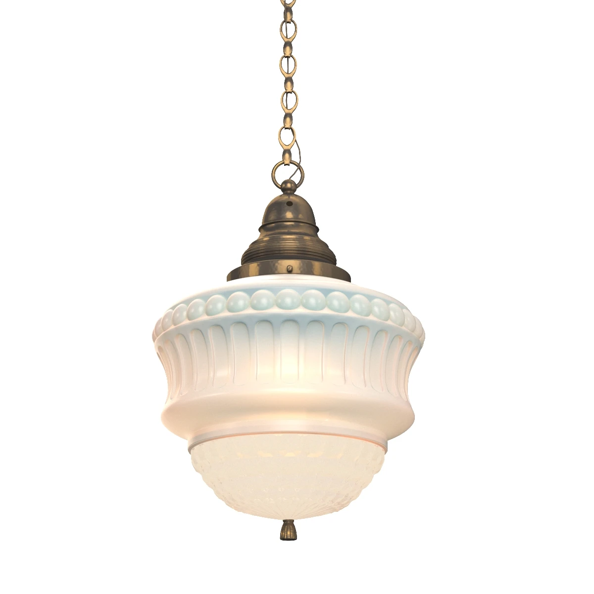 Molded Opaline Glass Pendant 3D Model_06