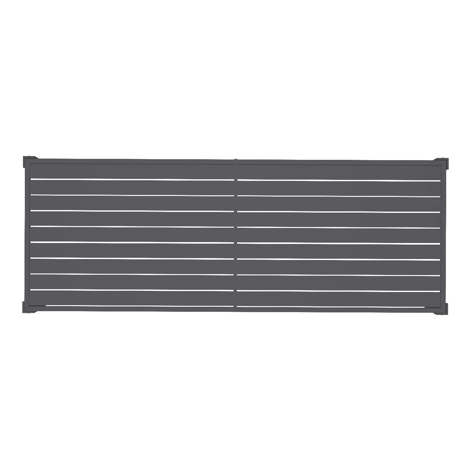 Mustique Aluminum Rectangular Dining Table 3D Model_04