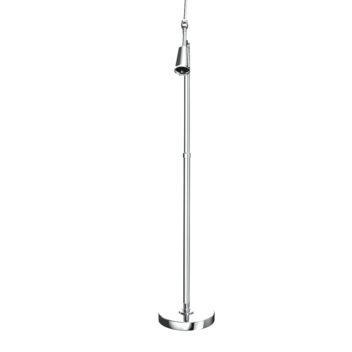 RL 67 Est Chrome Floor Standing Height Adjustable Lamp 3D Model_04