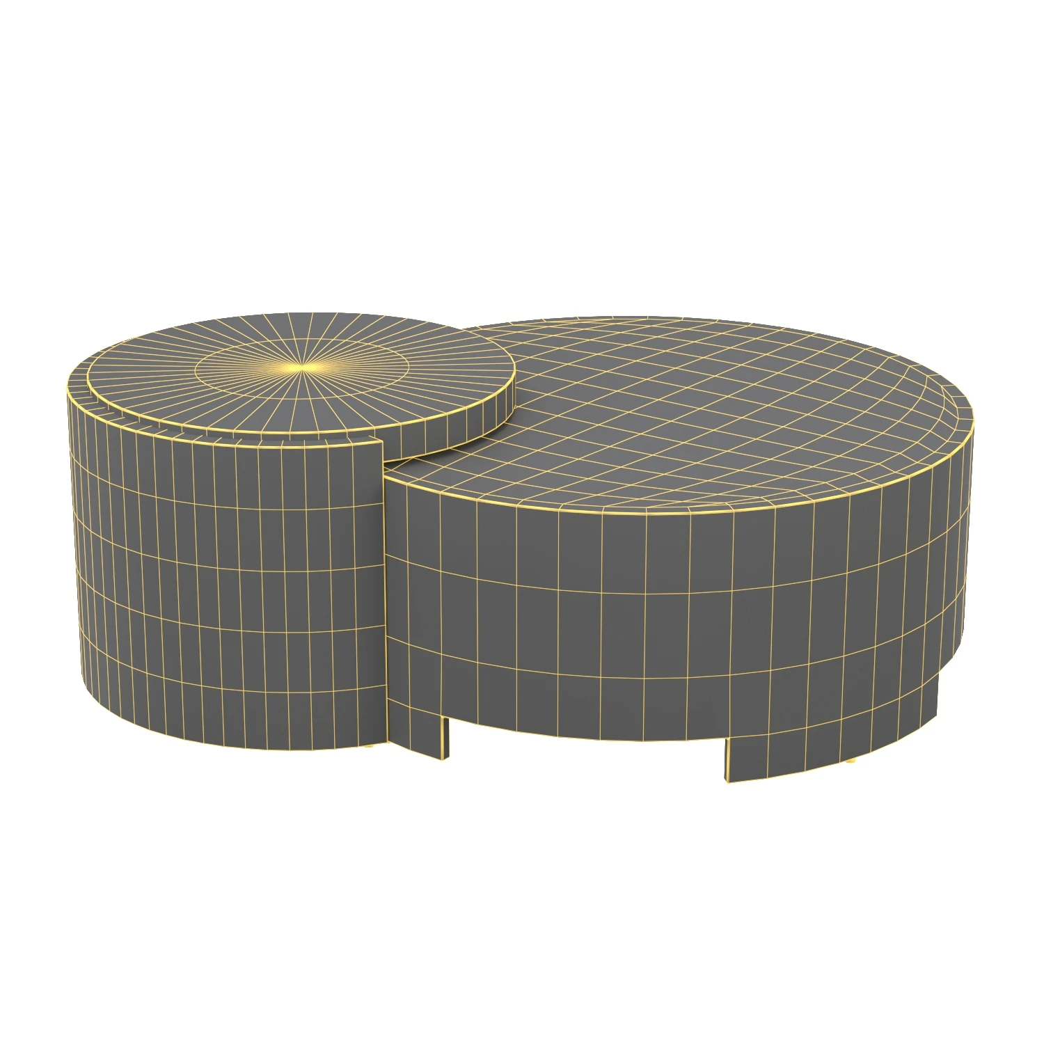 Rondel Bunching Cocktail Table 3D Model_07