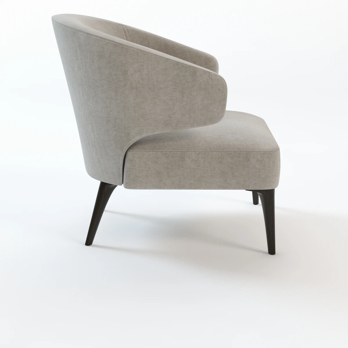 Aston Armchair Minotti 3D Model_01