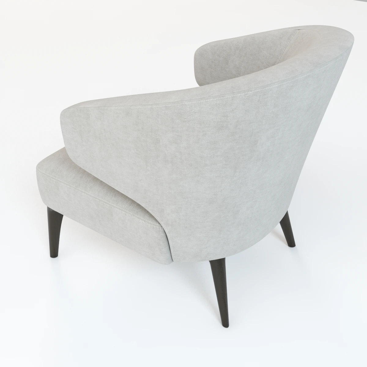 Aston Armchair Minotti 3D Model_07