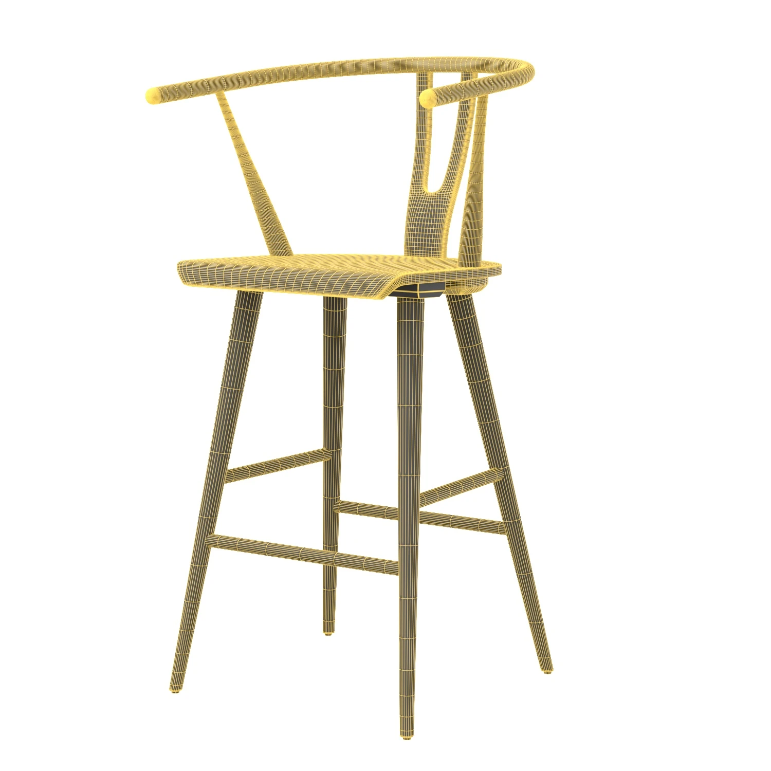 Cecelia Bar And Counter Stool 3D Model_07