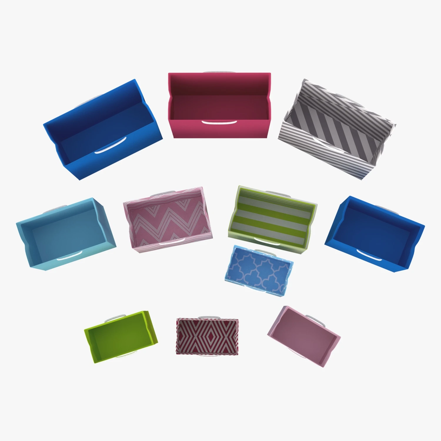 Hallmark Pastel Gift Bags in Assorted Sizes 3D Model_04