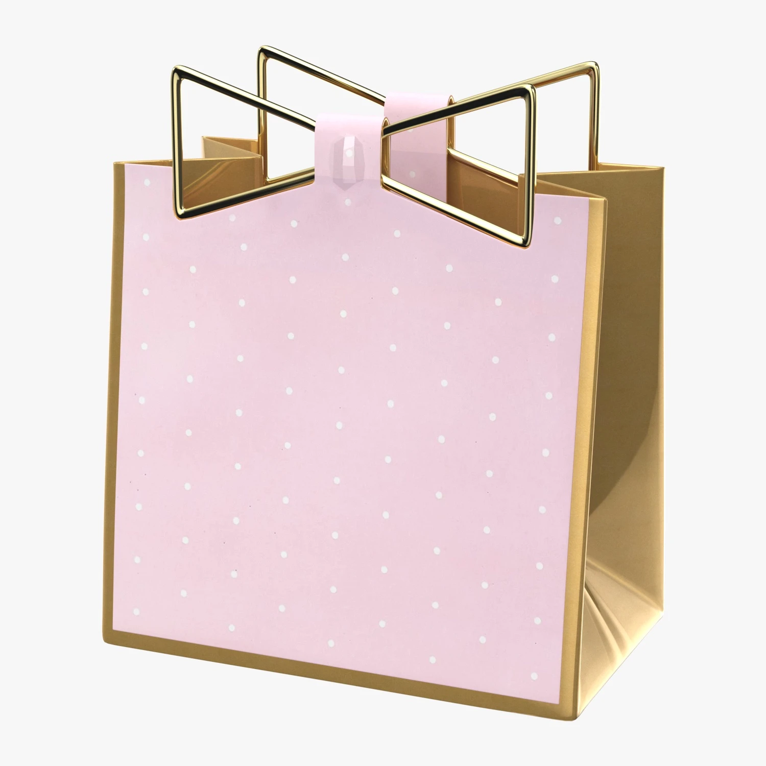 Hallmark Signature 7 Medium Gift Bag 3D Model_01