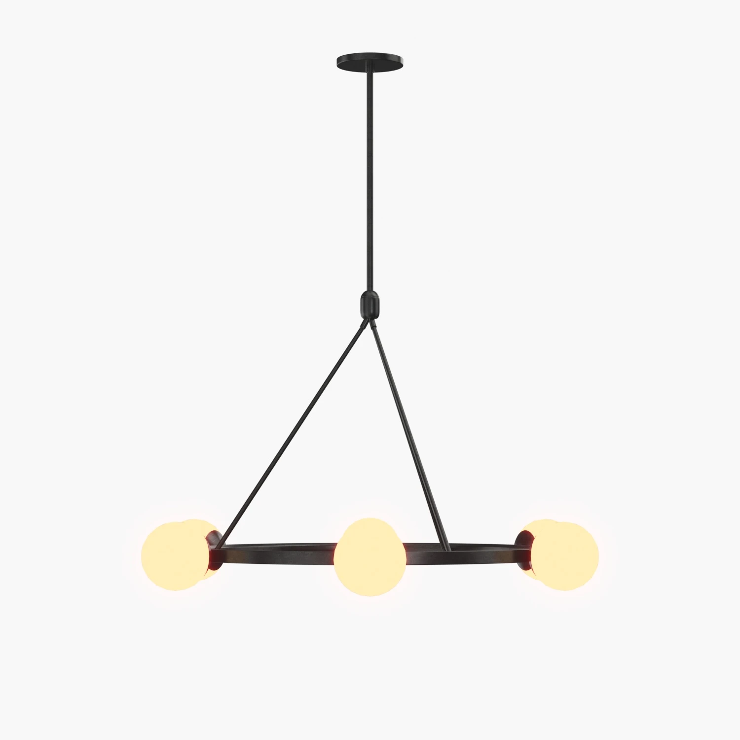 Hayes Round Light Chandelier 3D Model_03