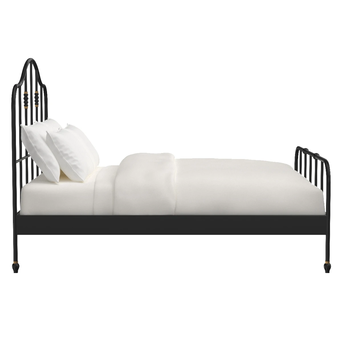 Ikea SAGSTUA Queen Bed Frame 3D Model_03