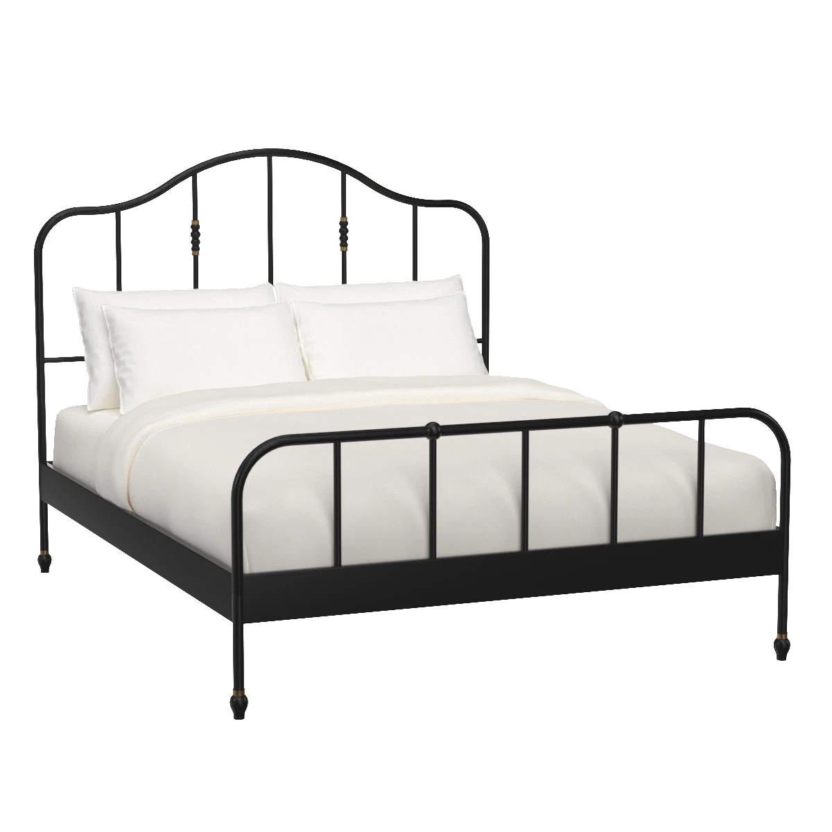 Ikea SAGSTUA Queen Bed Frame 3D Model_01