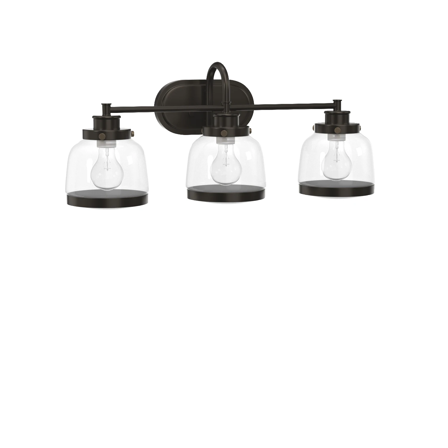 Judson Collection Three-Light Antique Bronze 3D Model_01