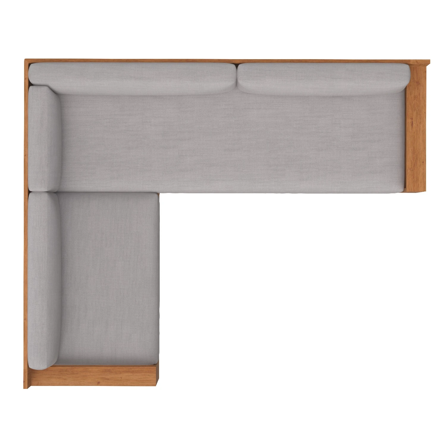 Marbella Teak Right-Arm L-Sectional 3D Model_04