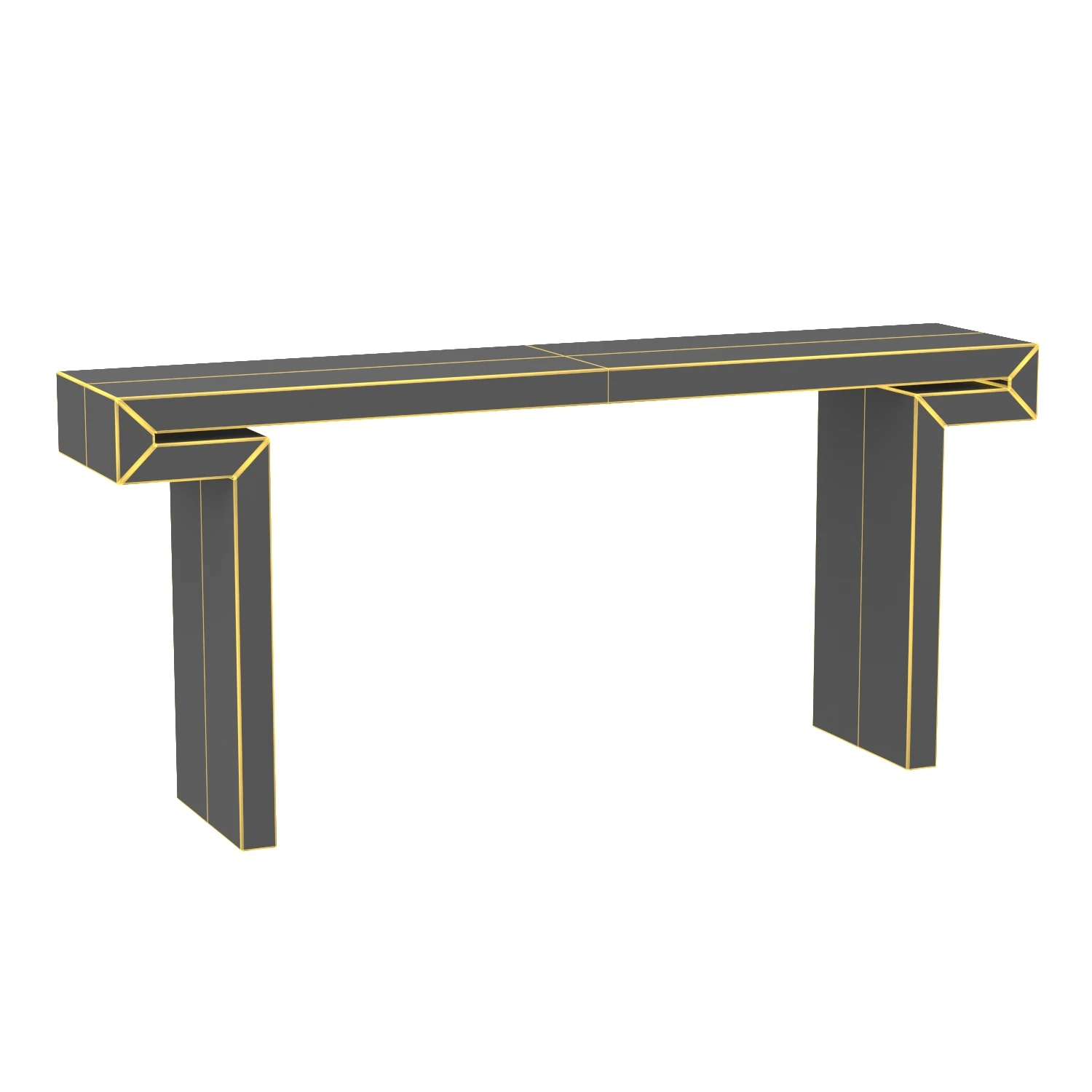 Maya Console Table 3D Model_07