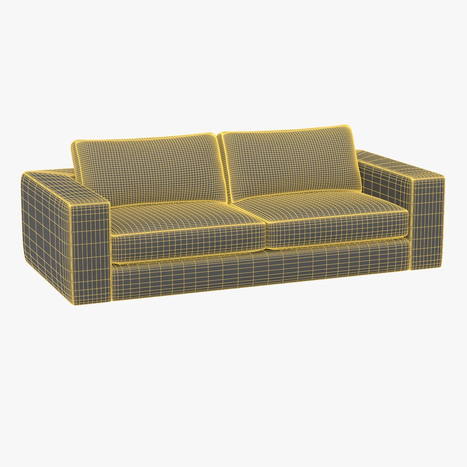 Oceanside Arm Deep-Seat Sofa 3D Model_07